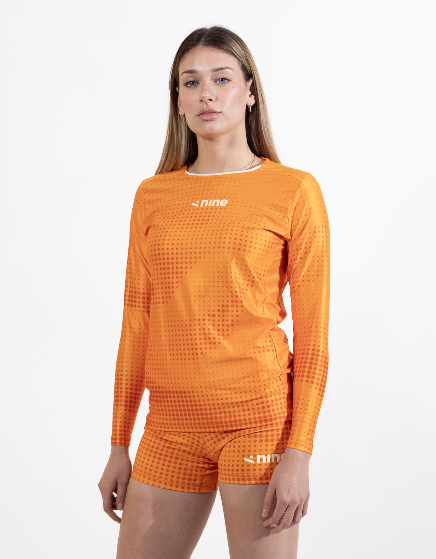 Women's NOVE Long Sleeve Volleyball Training Shirt-thumbmail-2