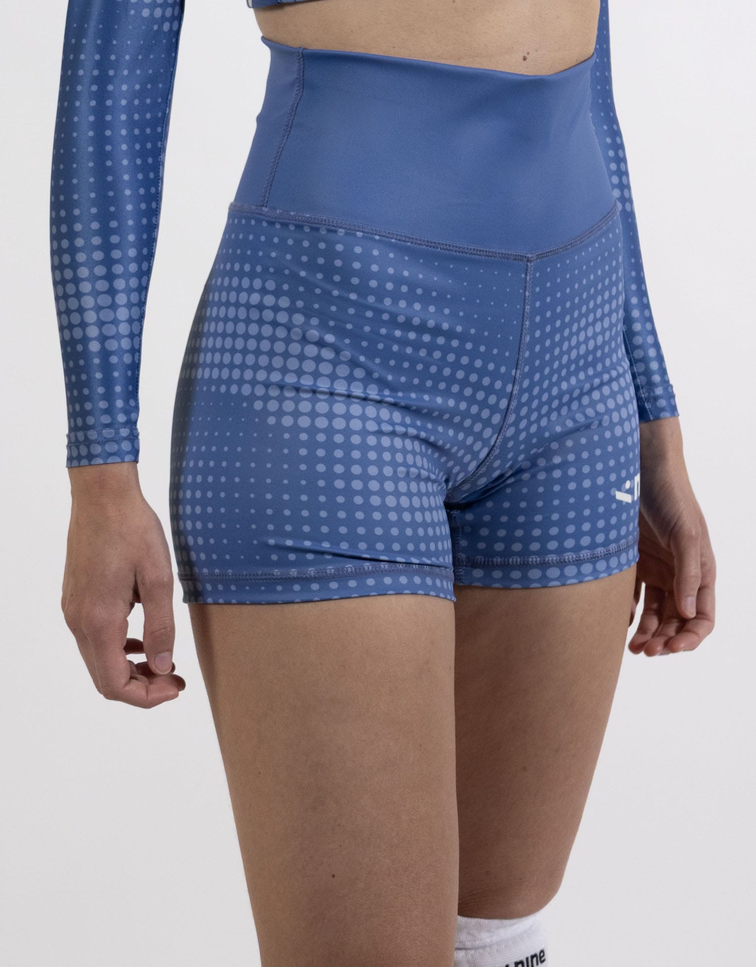 Women's NOVE High Waist Volleyball Training Shorts-thumbmail-6