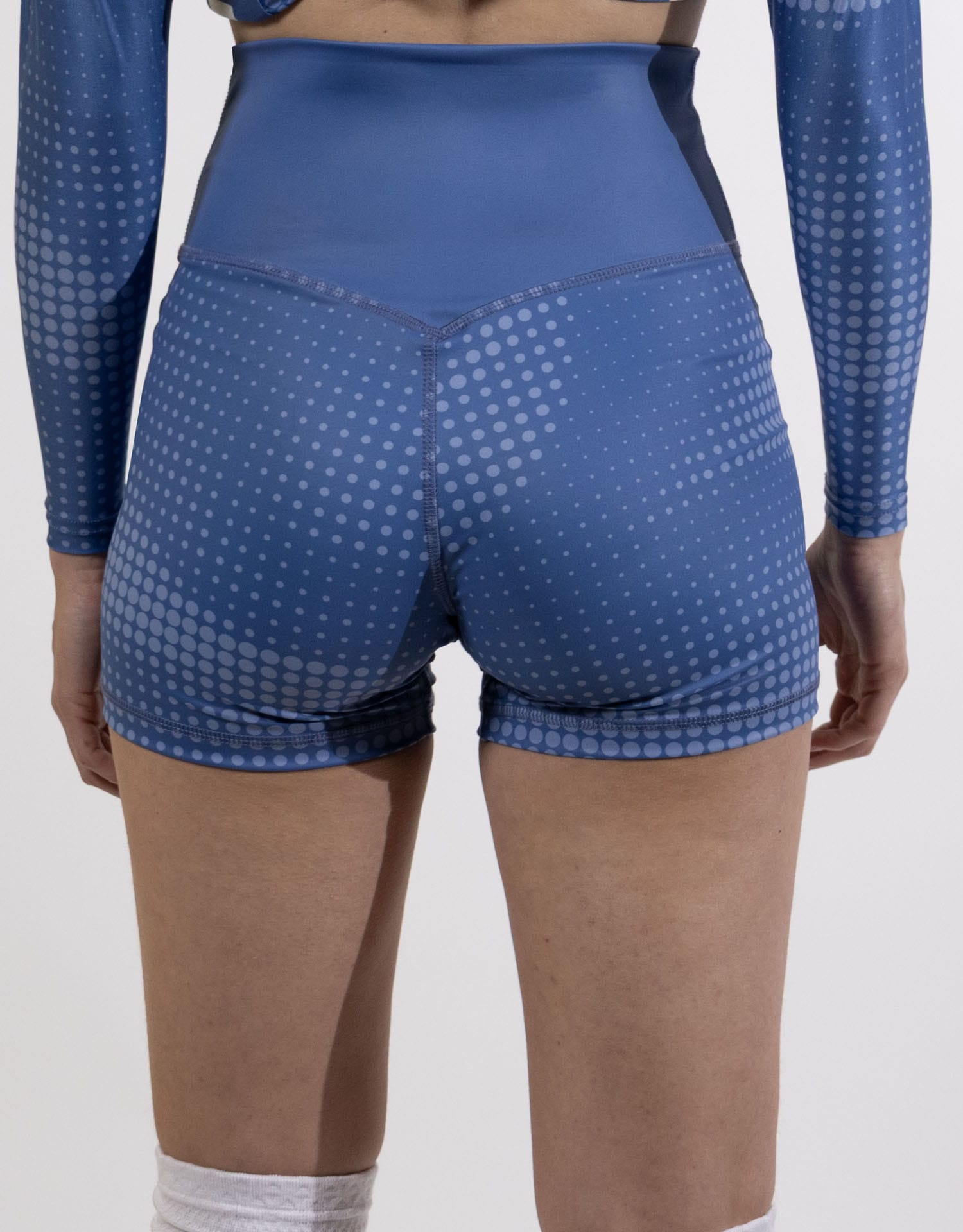 Women's NOVE High Waist Volleyball Training Shorts-thumbmail-7