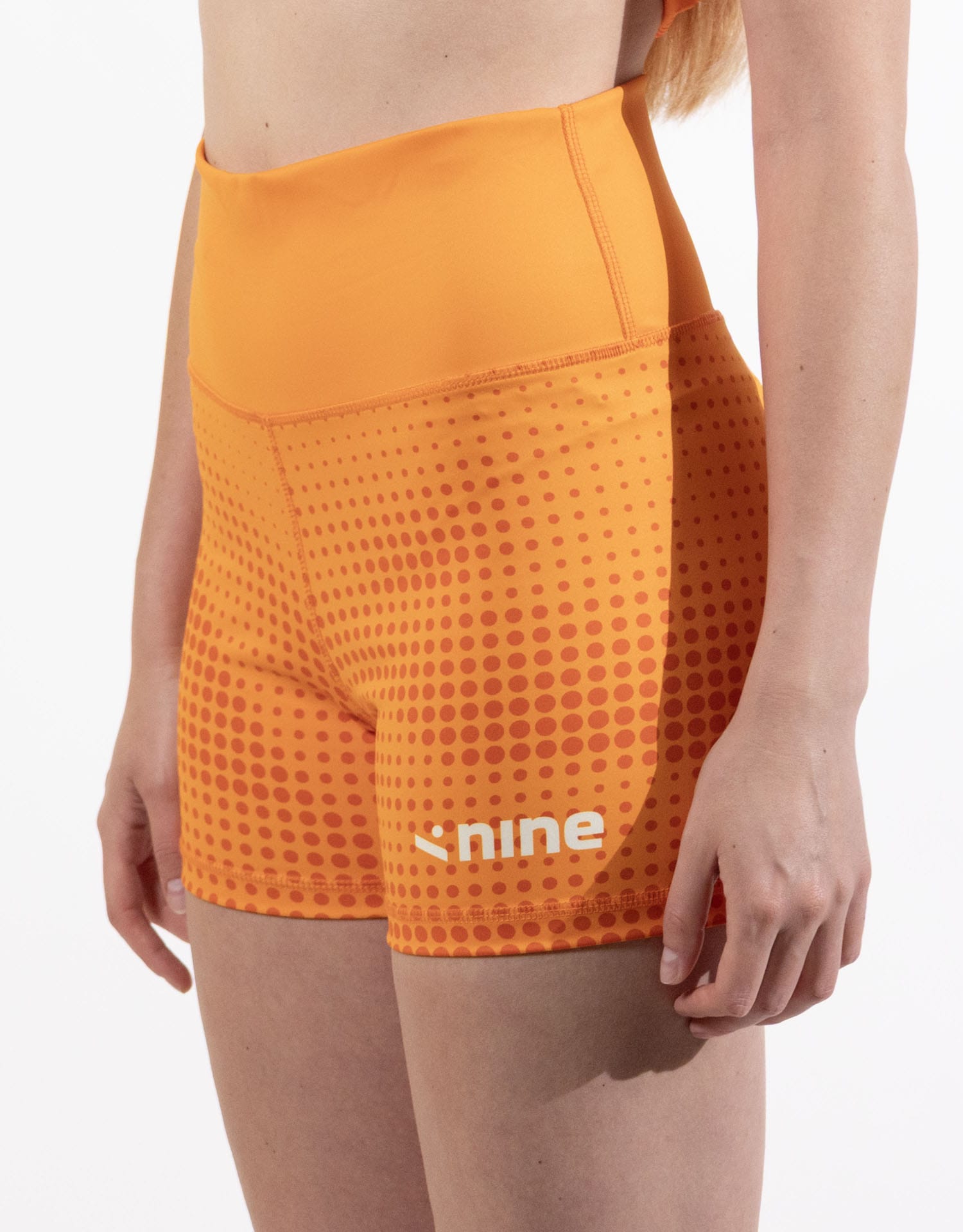 Women's NOVE High Waist Volleyball Training Shorts-thumbmail-2