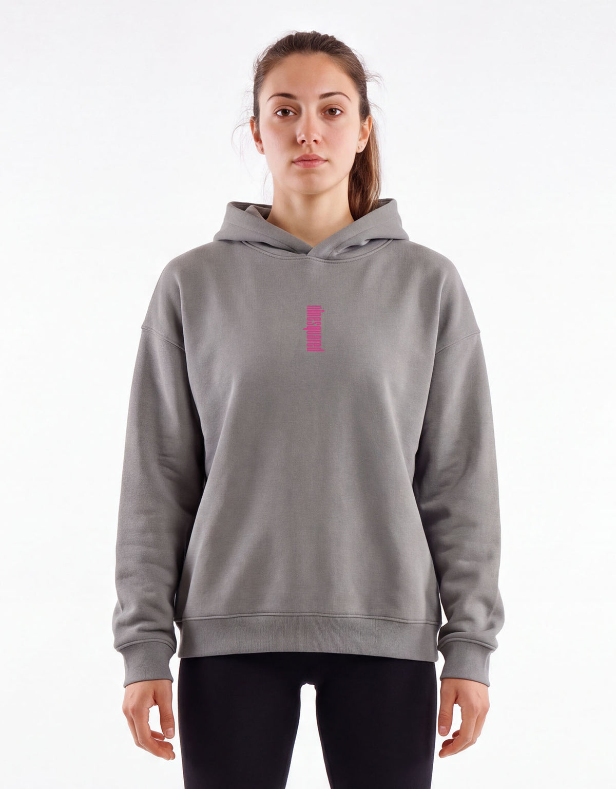 Oversized Off-Court Hoodie Dante - Light Gray-thumbmail-2