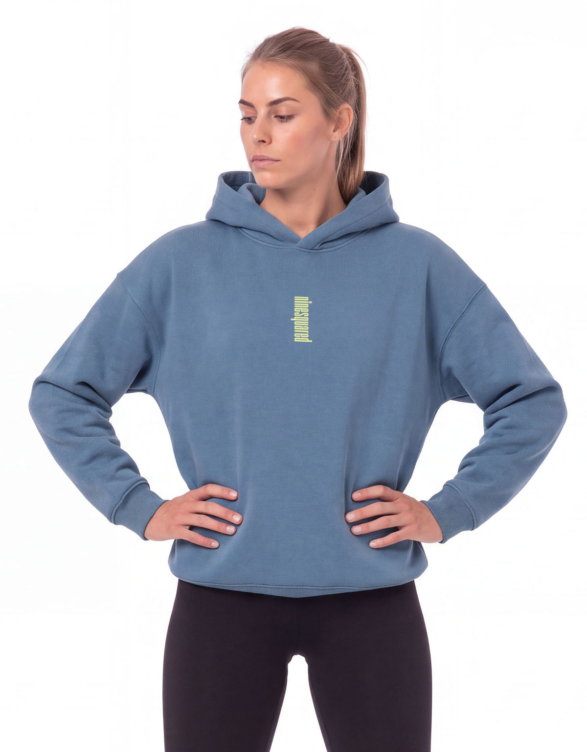 Oversized Off-Court Hoodie Dante Dust Blue-thumbmail-2