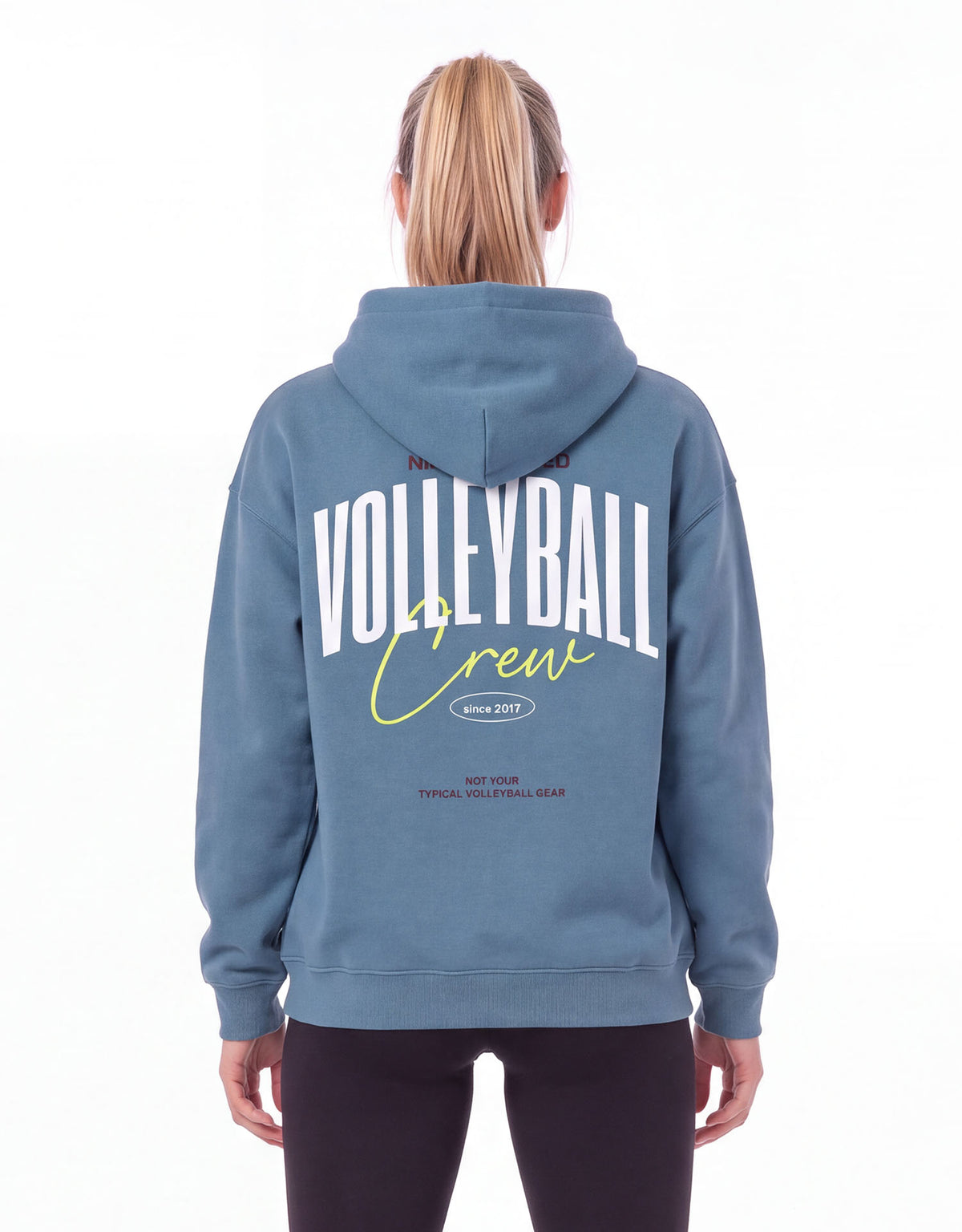 Oversized Off-Court Hoodie Dante Dust Blue-thumbmail-5