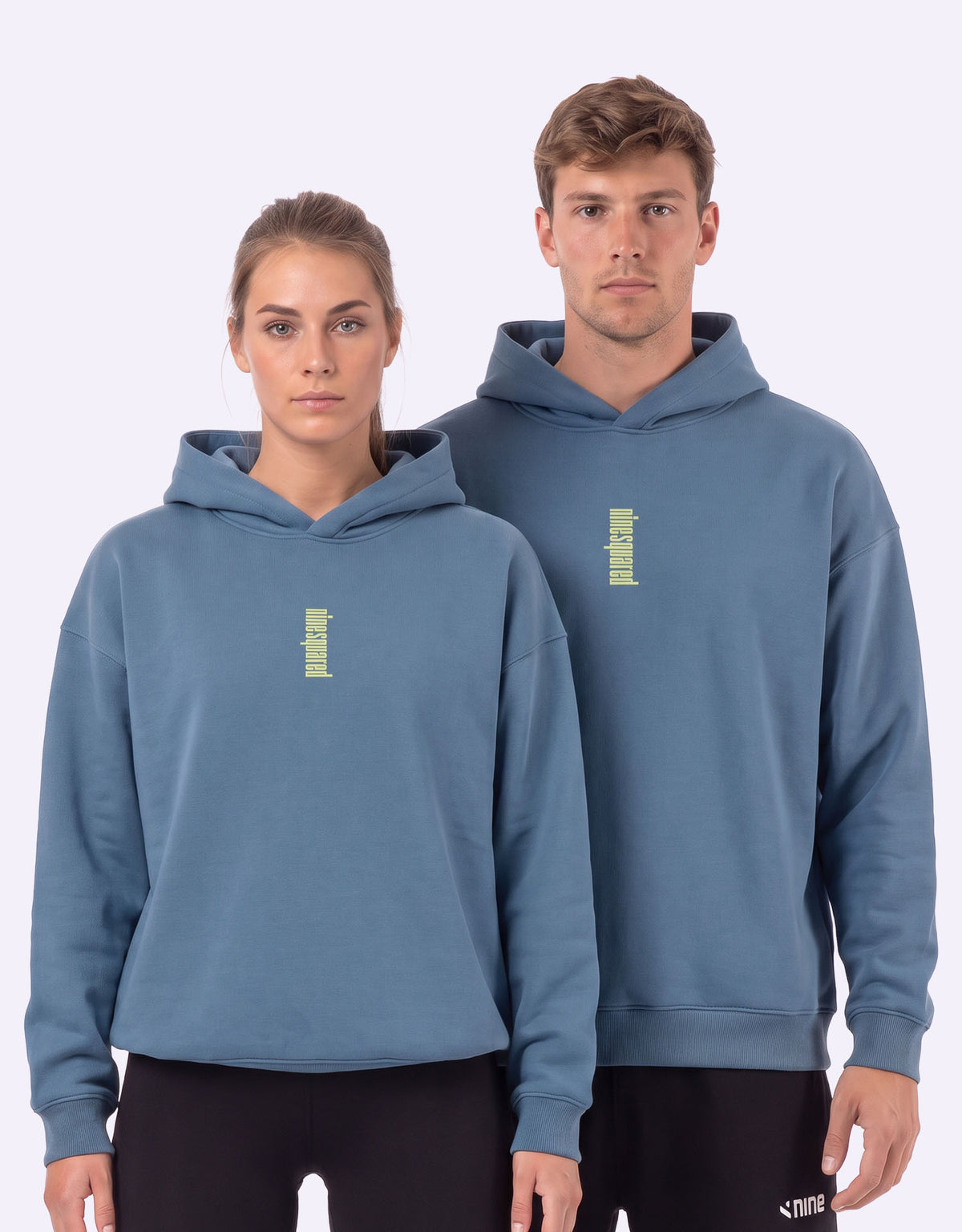 Oversized Off-Court Hoodie Dante Dust Blue