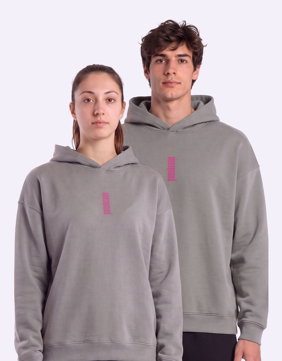 Oversized Off-Court Hoodie Dante - Light Gray