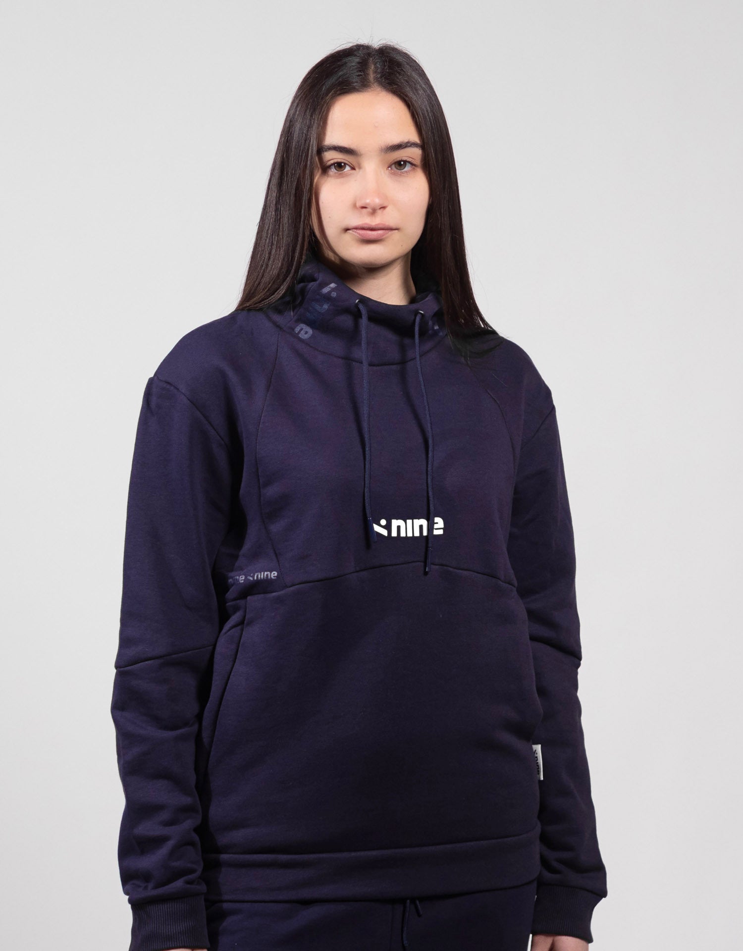 Felpa con cappuccio Baldo a collo alto-thumbmail-5