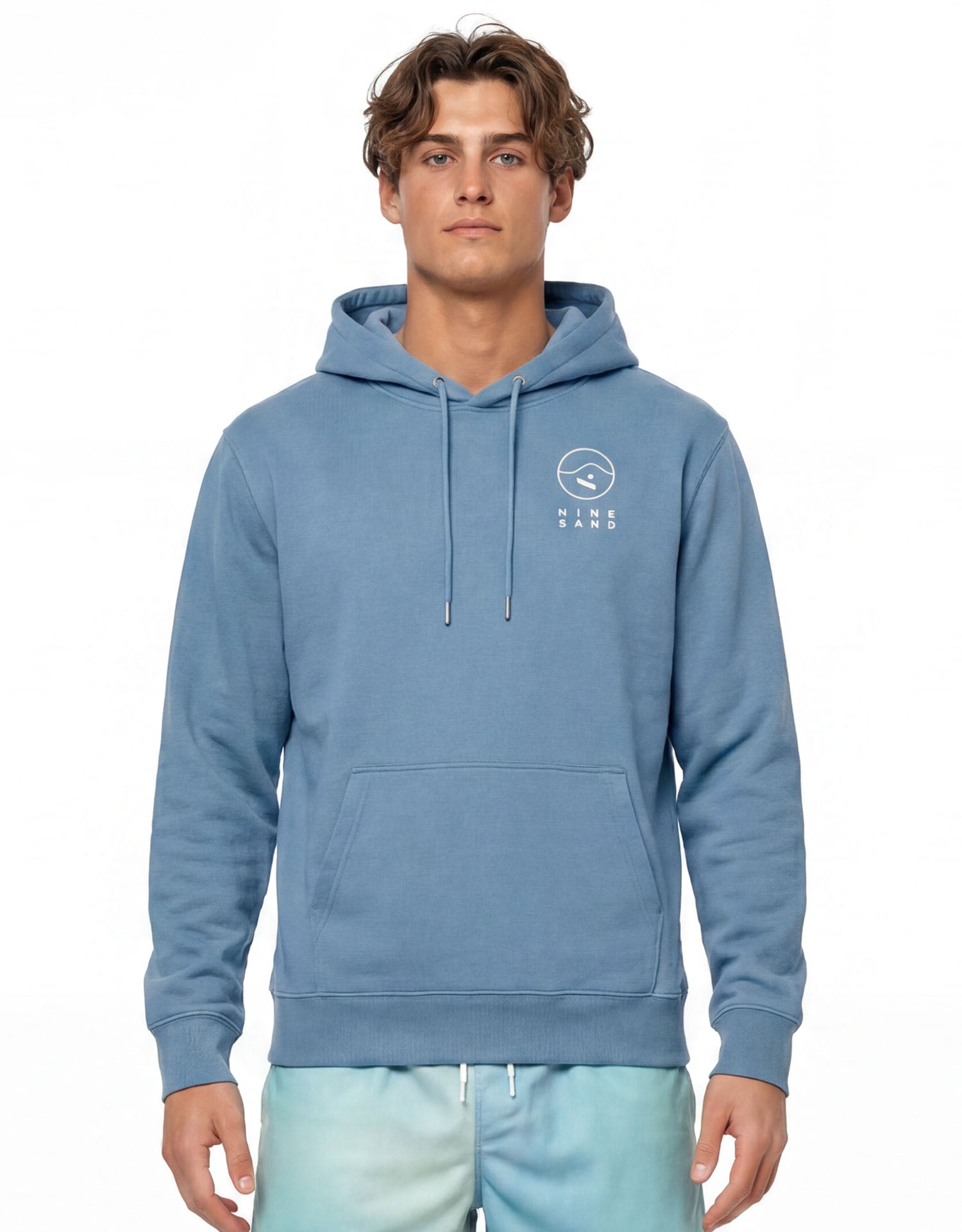 Regular Hoodie Sella Ocean Blue-thumbmail-2