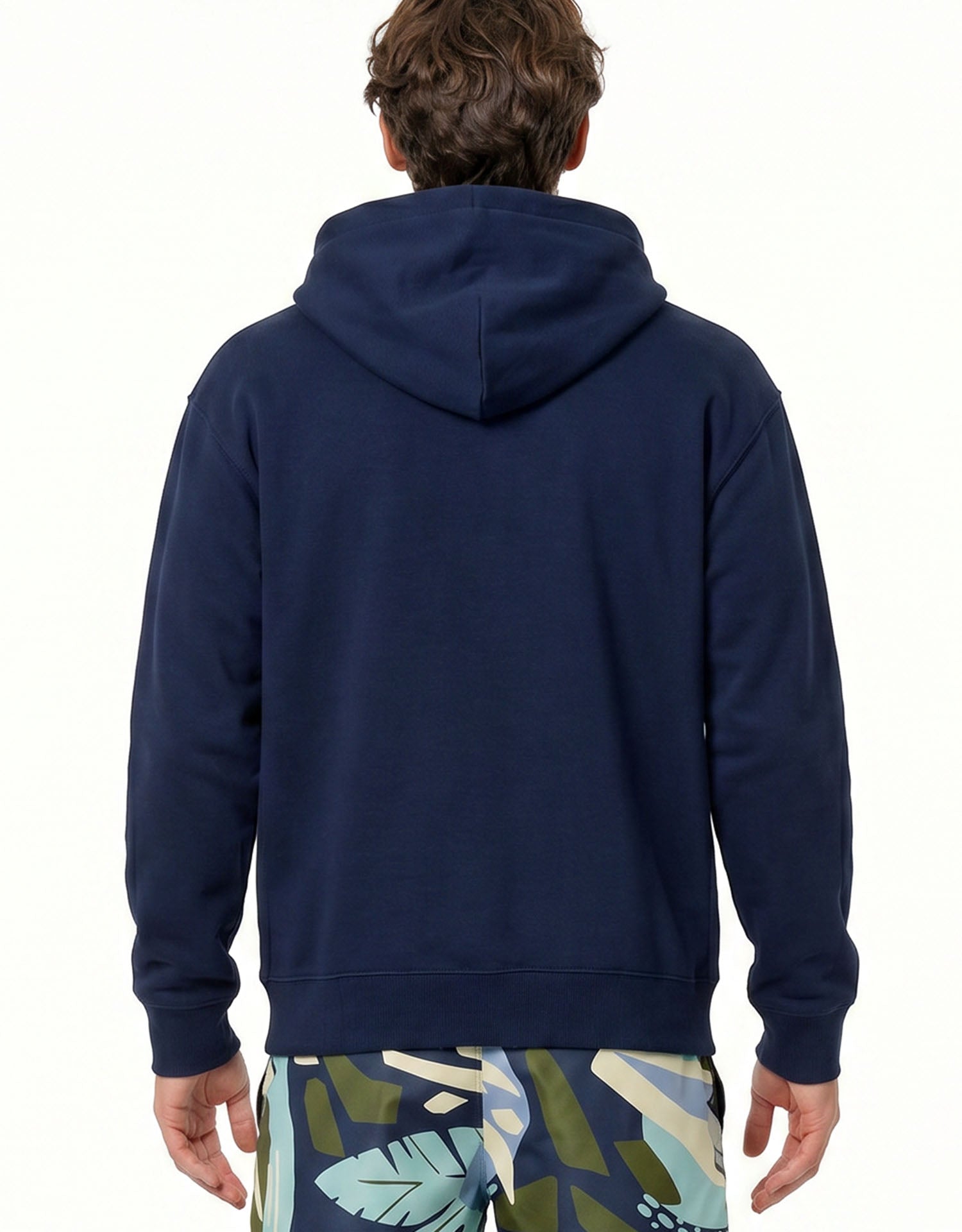 Regular Hoodie Sella Navy Blue-thumbmail-4