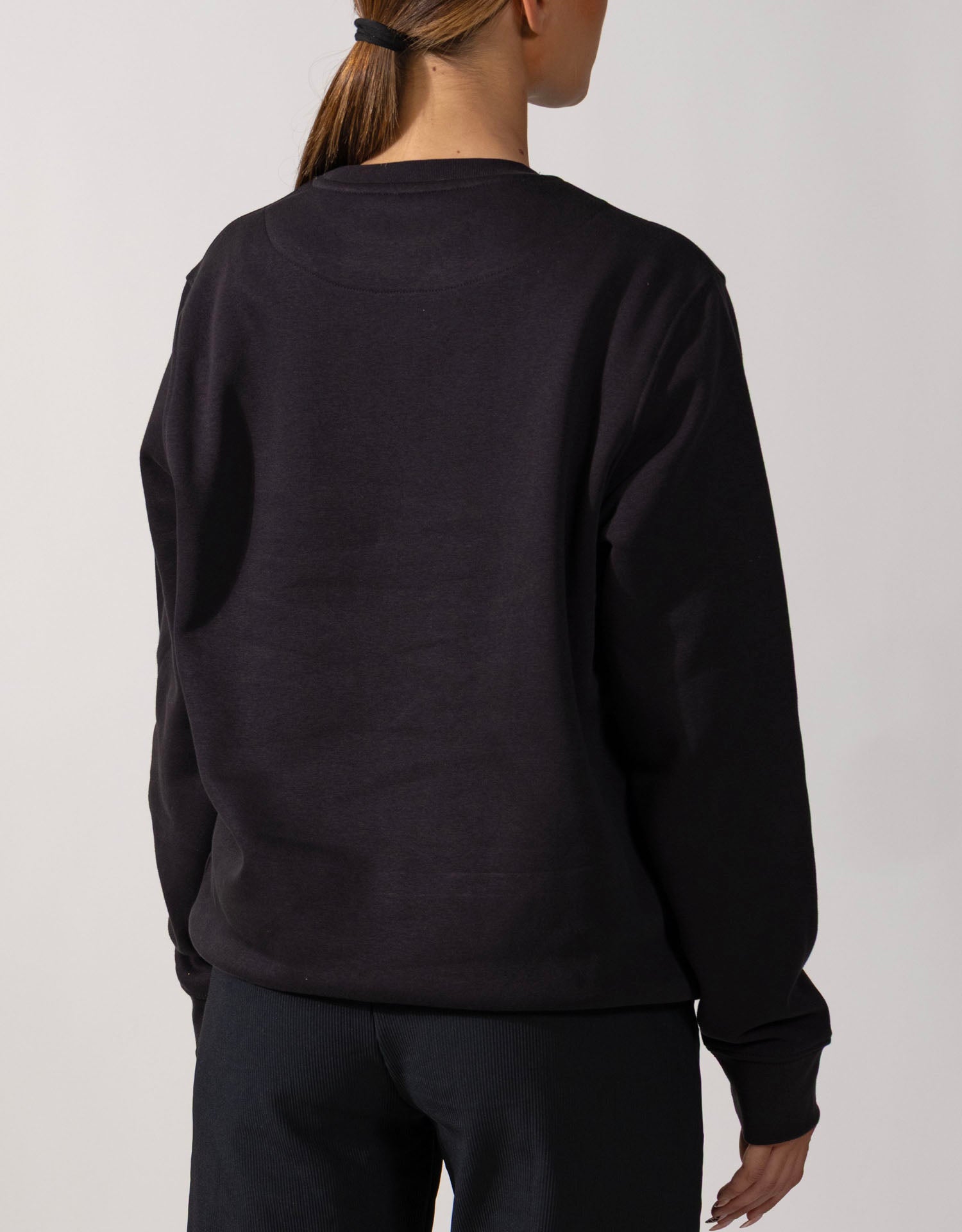 Crew Neck Sweater Sella - Navy Blue-thumbmail-5