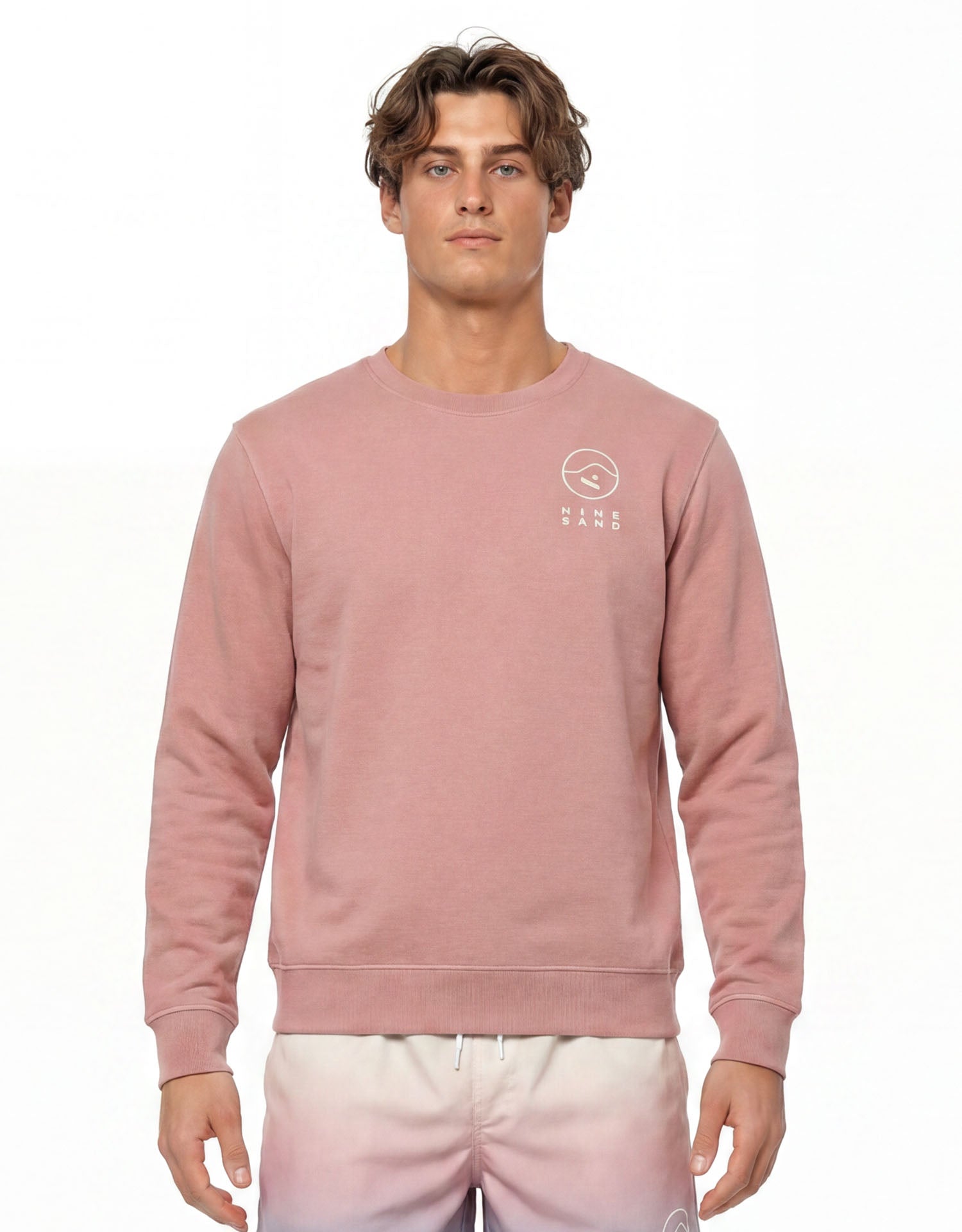 Felpa Girocollo Sella Rosa