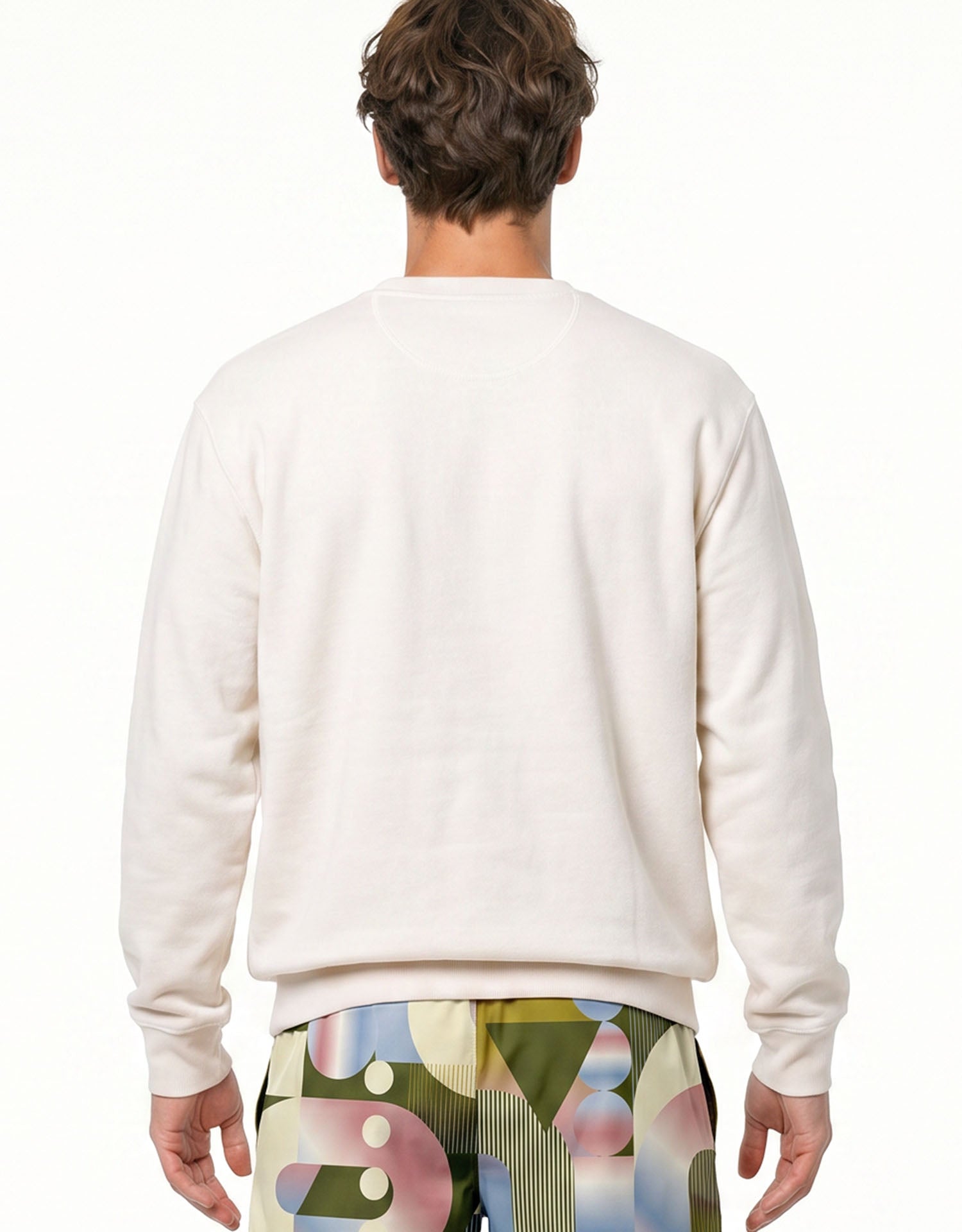 Felpa Girocollo Sella Bianco-thumbmail-2
