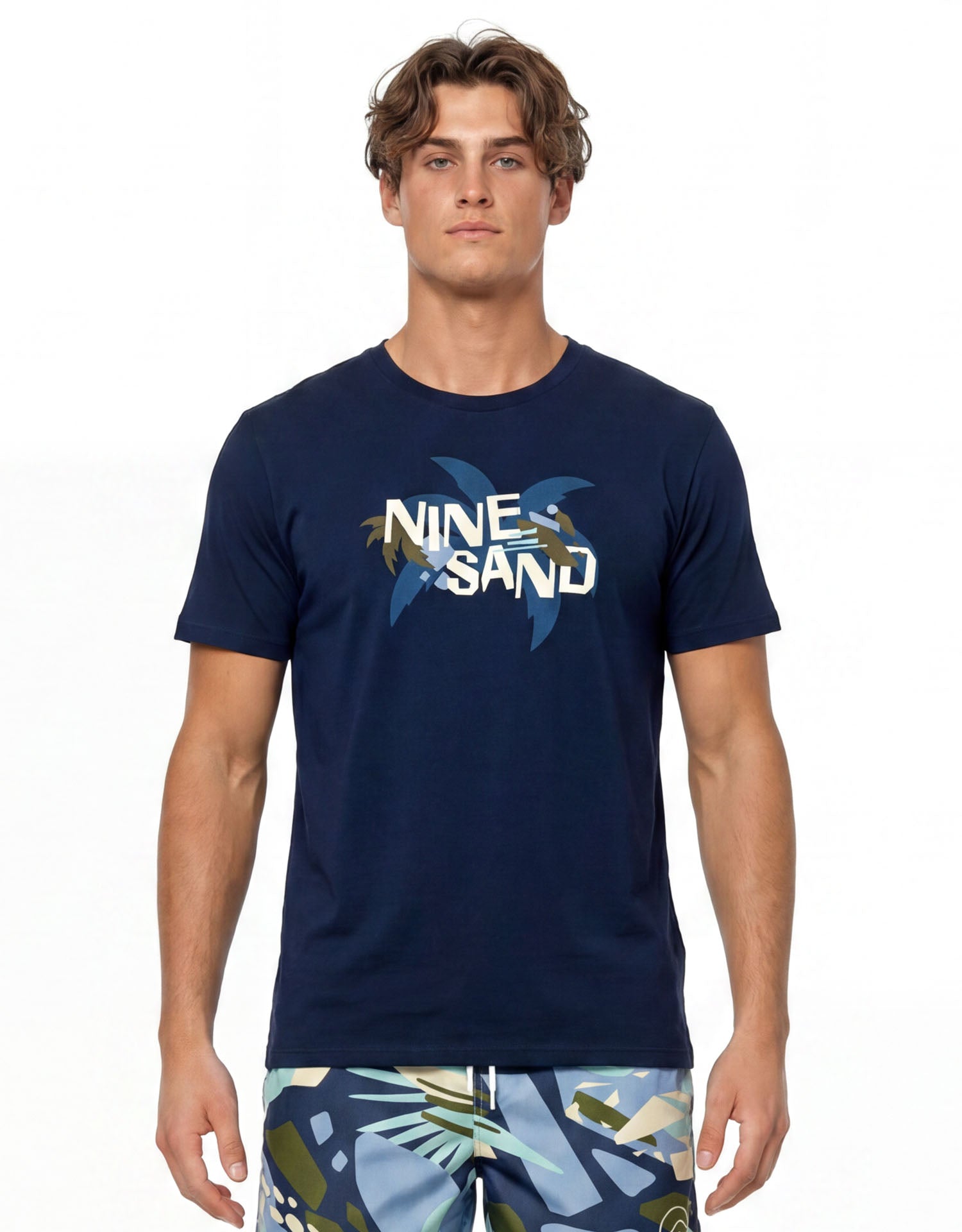 Regular T-shirt Sella Navy Blue