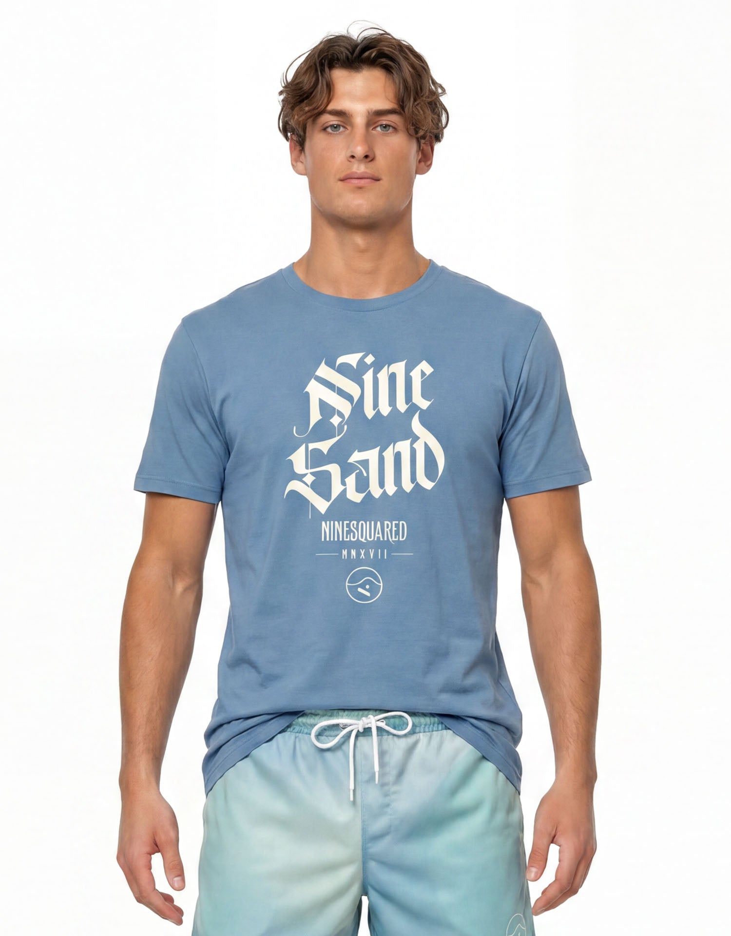 Regular T-shirt Sella Ocean Blue-thumbmail-2