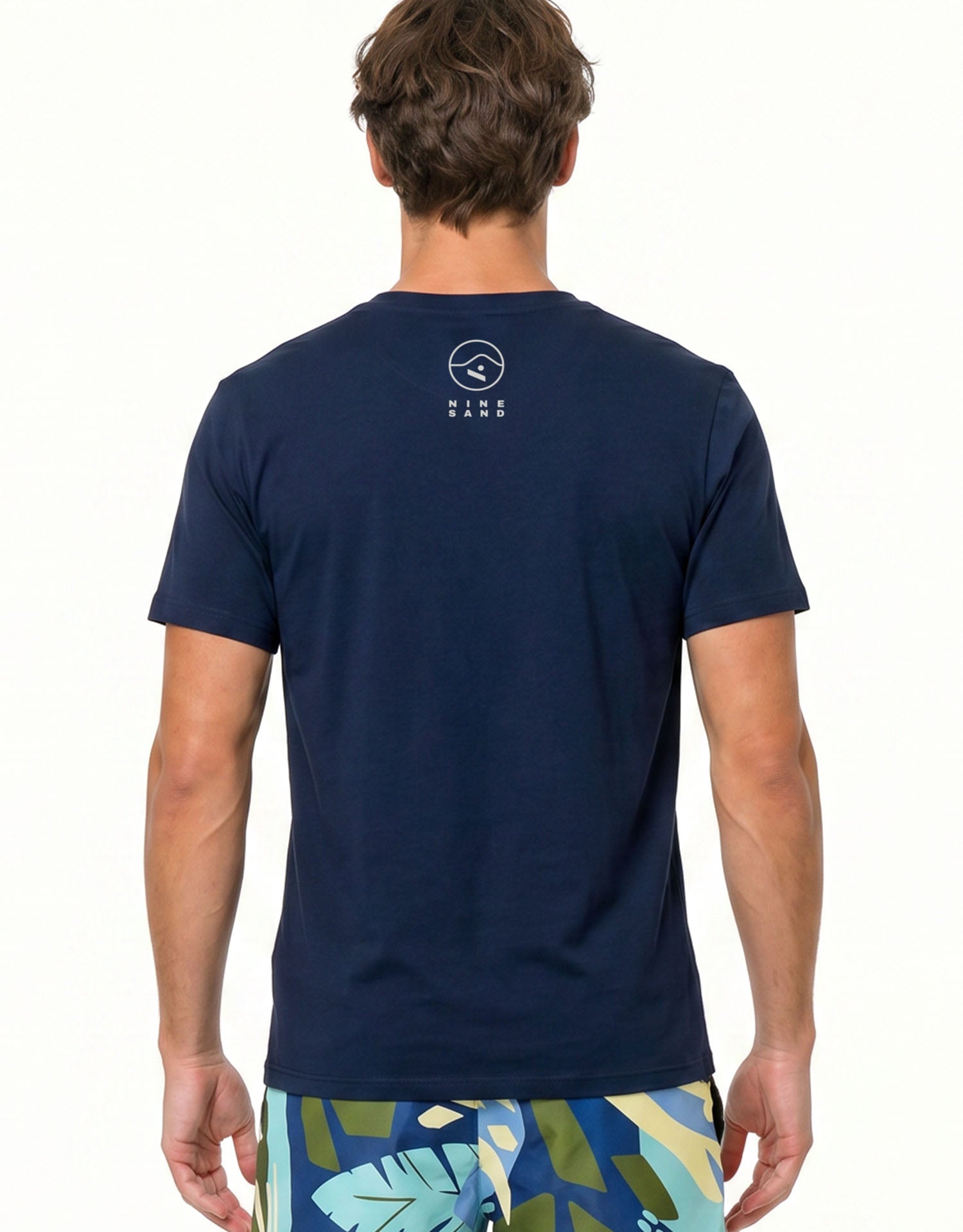 T-Shirt Regular Sella Blu Navy -thumbmail-2