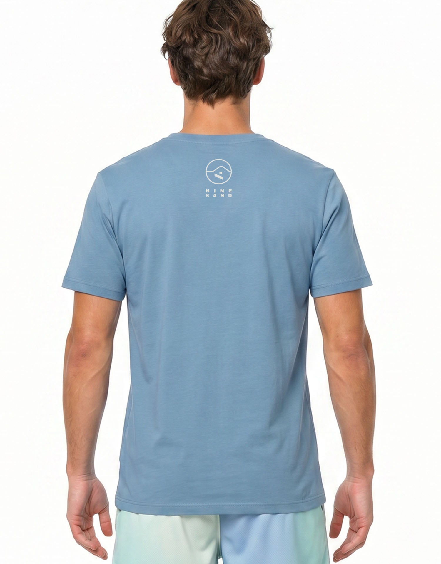 Regular T-shirt Sella Ocean Blue-thumbmail-3